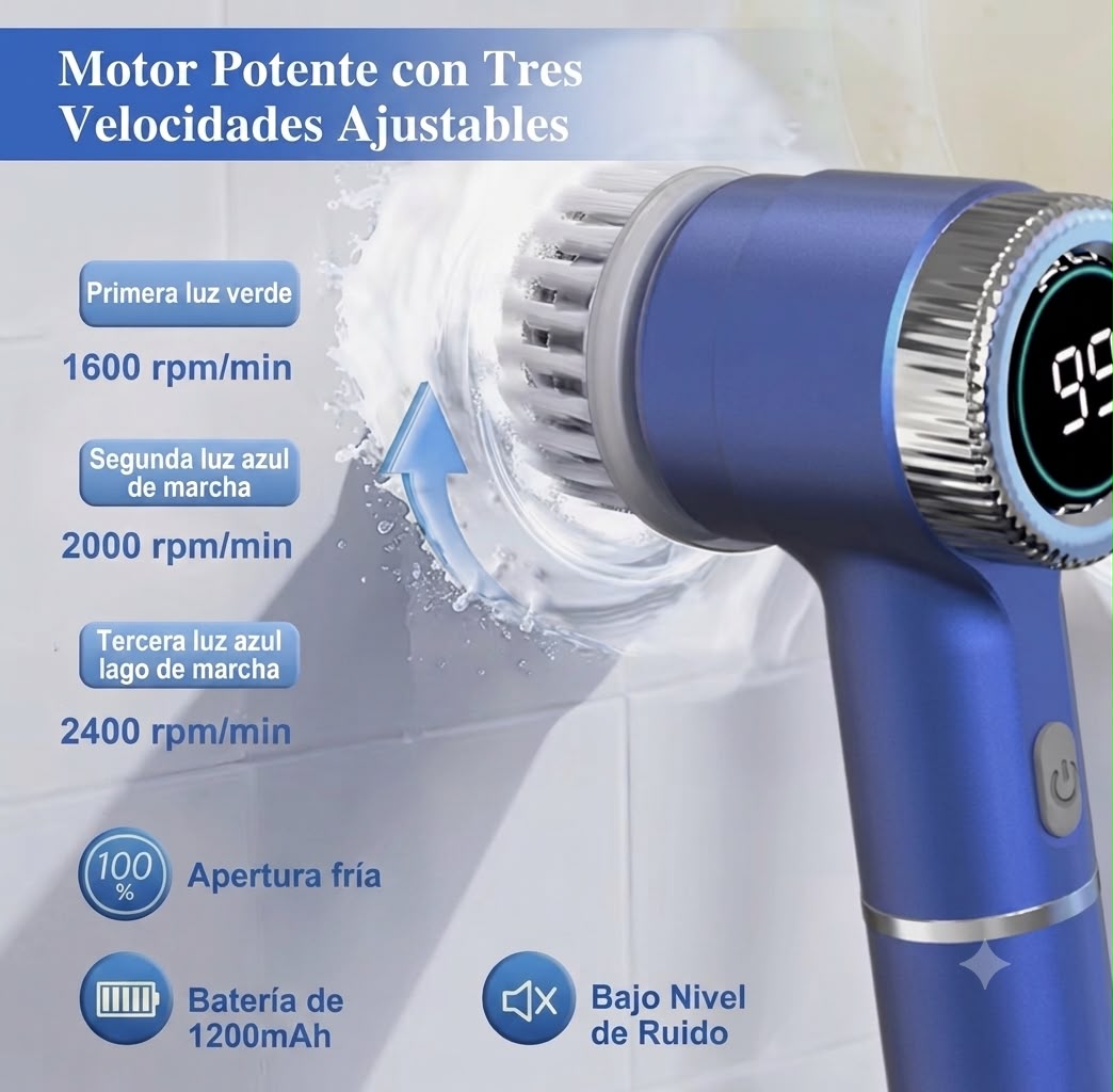 limpia platos automático con 3 potencias